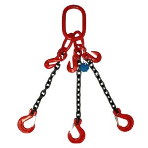 Lant macara cu carlige de scurtare 8 mm 3 brate 3 tone